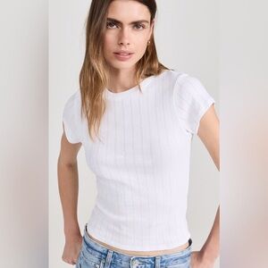 Katy Pointelle Baby Tee